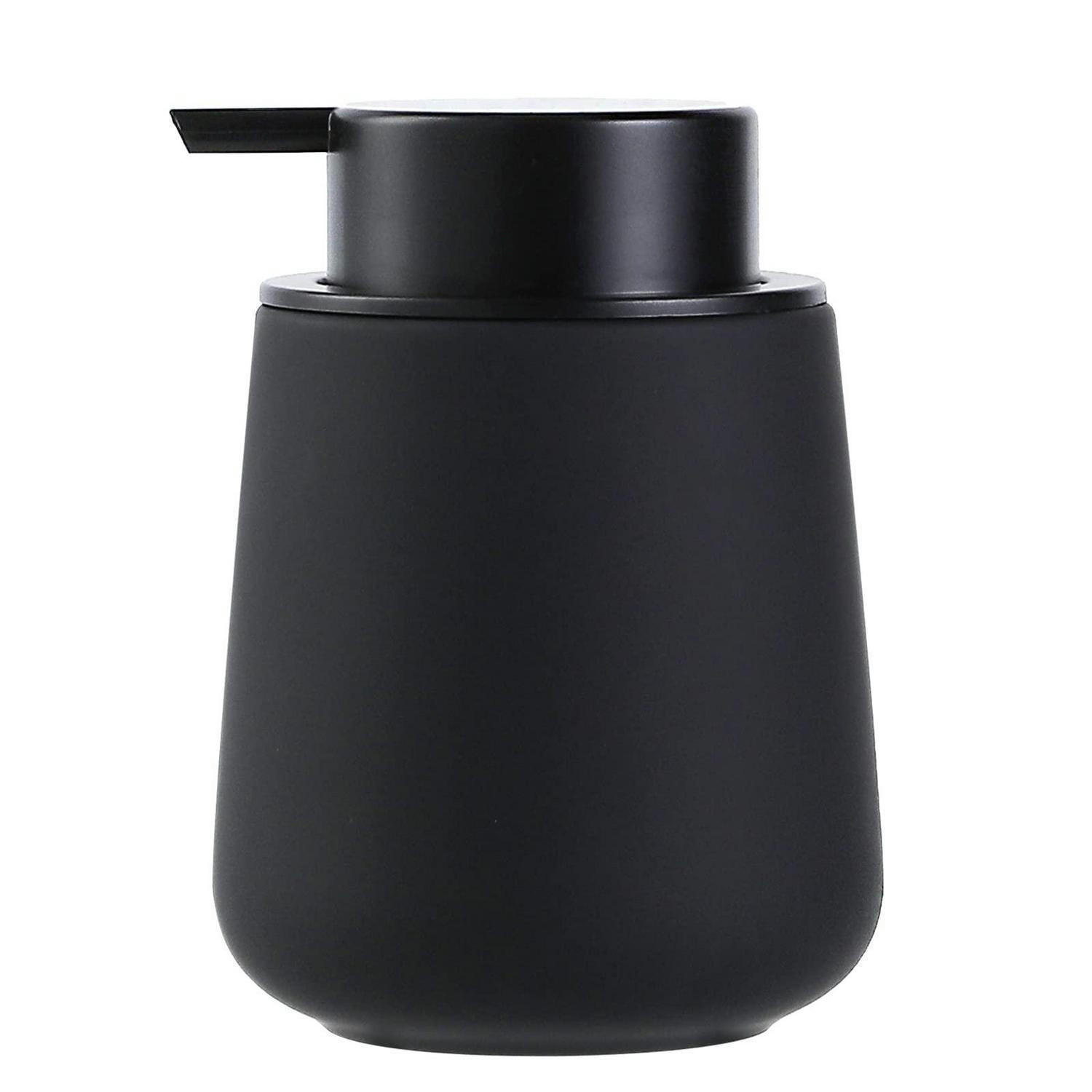 SEIFENSPENDER Keramik Schwarz Matt 350ml - Schwarz, Keramik (9/12/9cm)