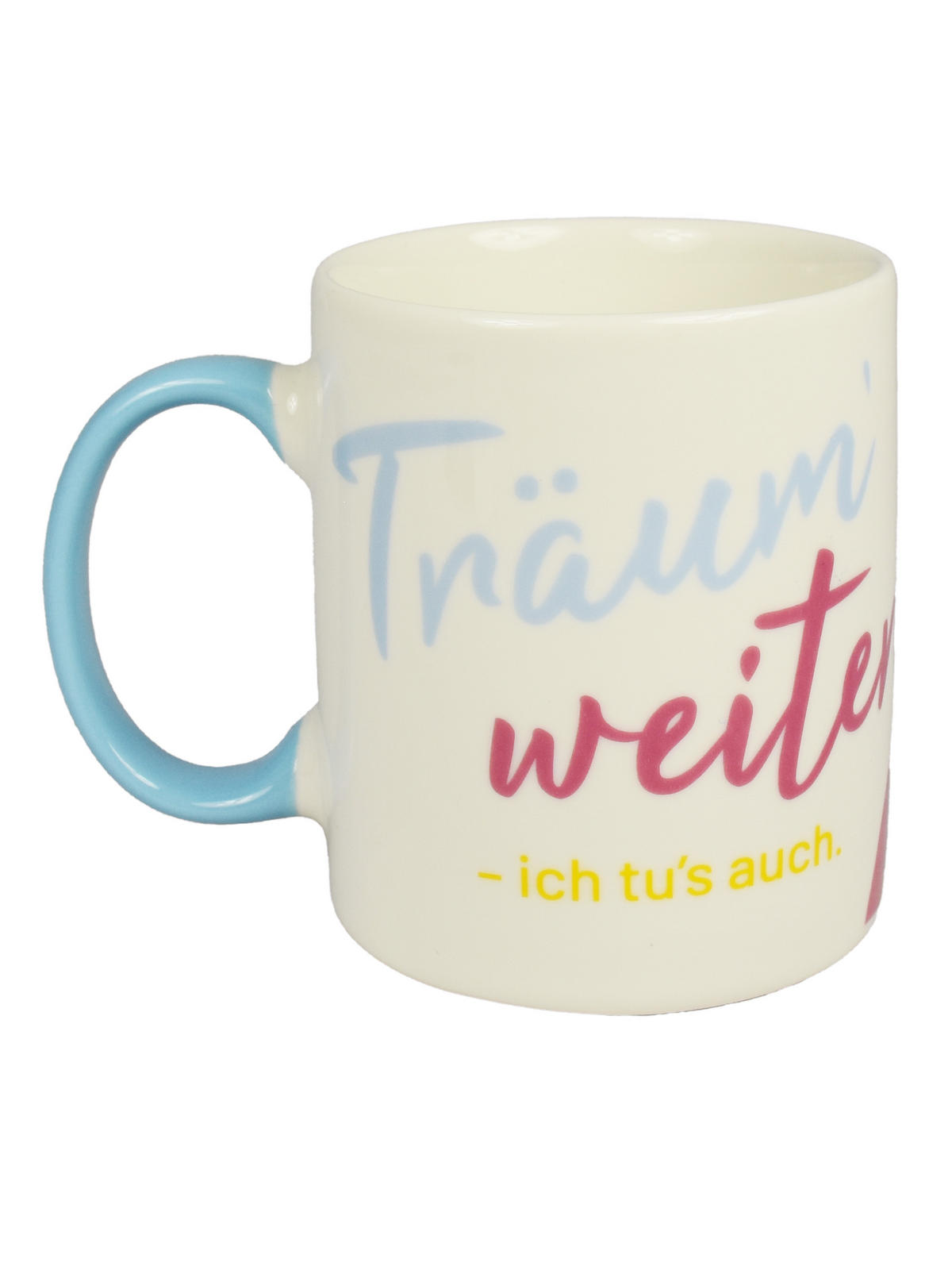 KAFFEEBECHER The Peanuts Snoopy Träum weiter - ich tu's auch Weiß/Blau 320 ml - Multicolor, Keramik (0.32L) - United Labels