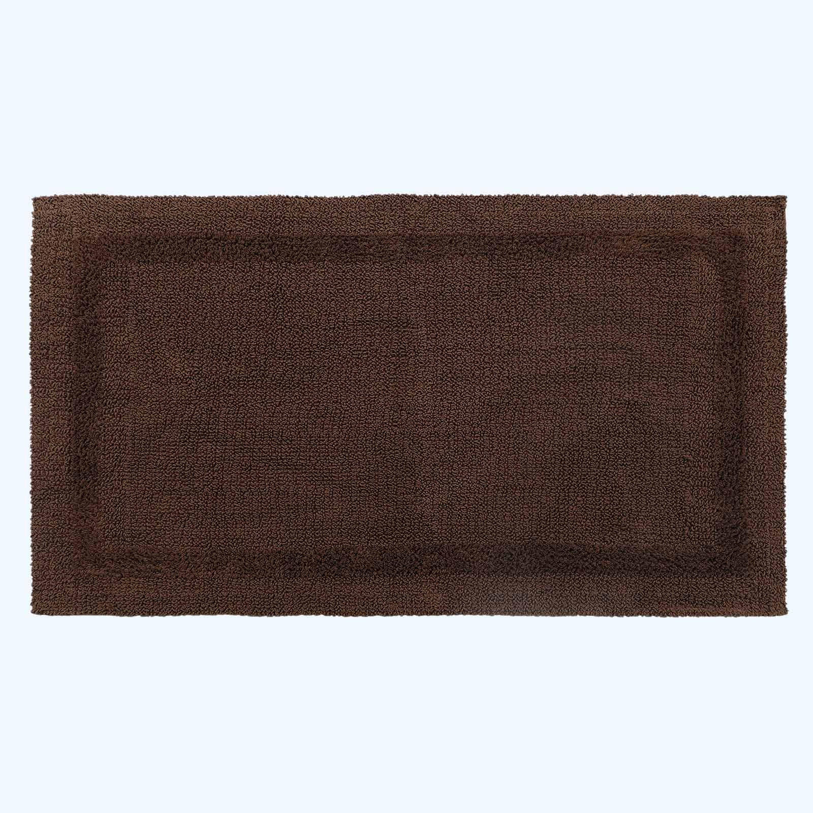 BADGARNITUR 2-tlg. Badematte & WC-Vorleger, 100% Baumwolle - Braun, Textil (80/50cm) - Homescapes