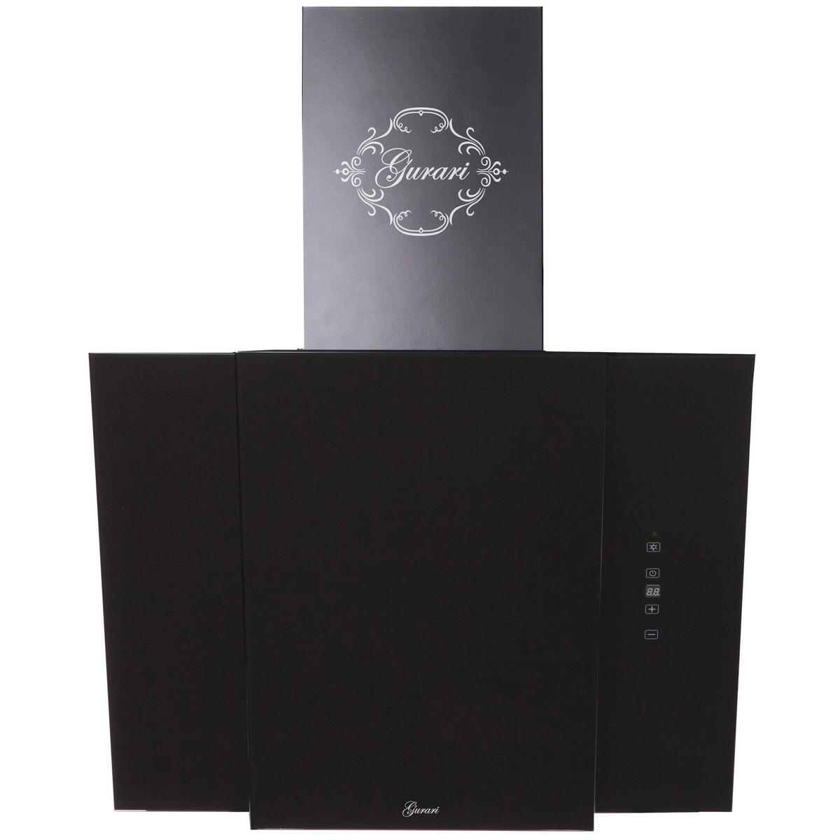 DUNSTABZUGSHAUBE GCH S 171 90 BL Prime + Umluftset, 90 cm Schwarz - Schwarz, Metall (90/102.5/40.5cm) - Gurari