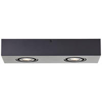 DECKENLEUCHTE Doro G99721/76 - Schwarz, Metall (15/40/9cm) - Brilliant