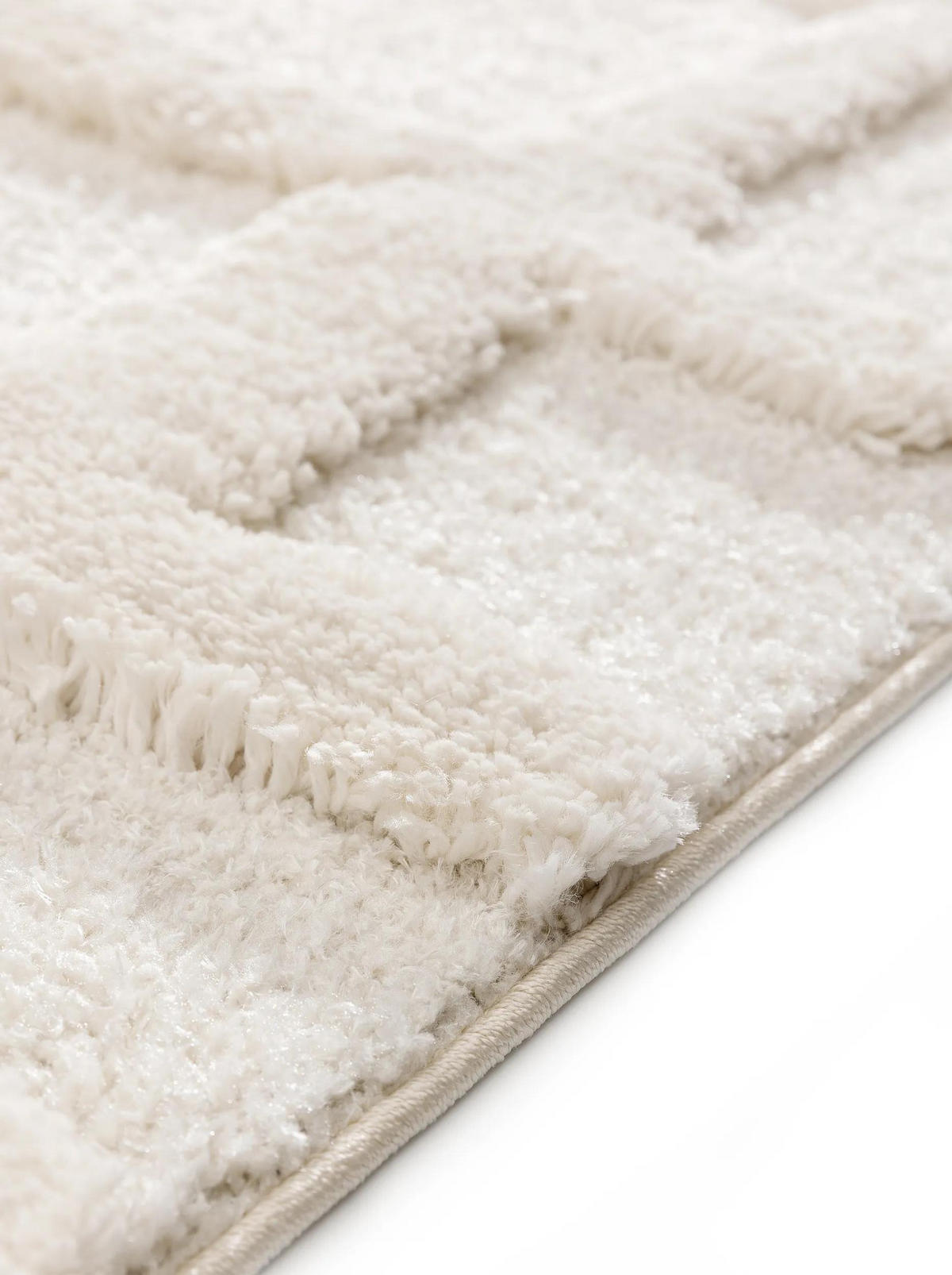 HOCHFLORTEPPICH Tibo Cream 160x230 cm - Creme, Textil (160/230cm) - benuta Pop