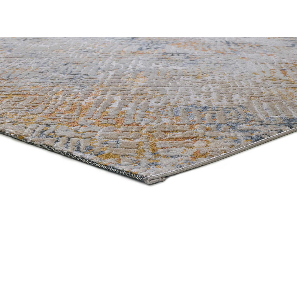 Thumbnail - Atticgo Vintage-Teppiche, Beige, Pastellblau, Honig, Textil, Vintage, Rechteckig, 115x170 cm, Oeko-Tex® Standard 100, in...