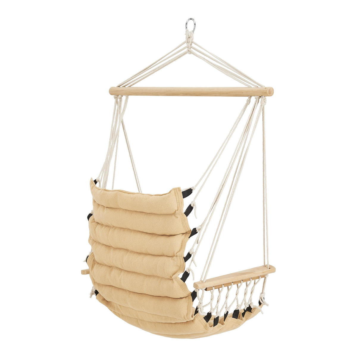 HÄNGESESSEL Bariloche - Beige, Textil (55/140/45cm) - [en.casa]