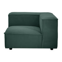 SESSEL mit gerader Rückenlehne - 1 Person - stoff - grün Ruzolo - Grün, Holz/Textil (103/67/103cm) - Vente-Unique