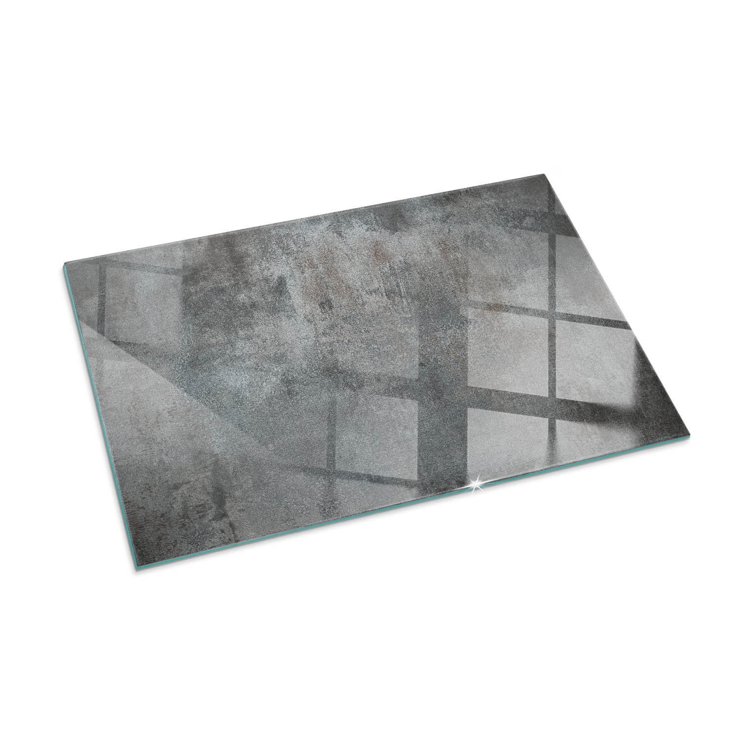 ArtPrintCave Glasplatte Grau 100x70x0.4 cm