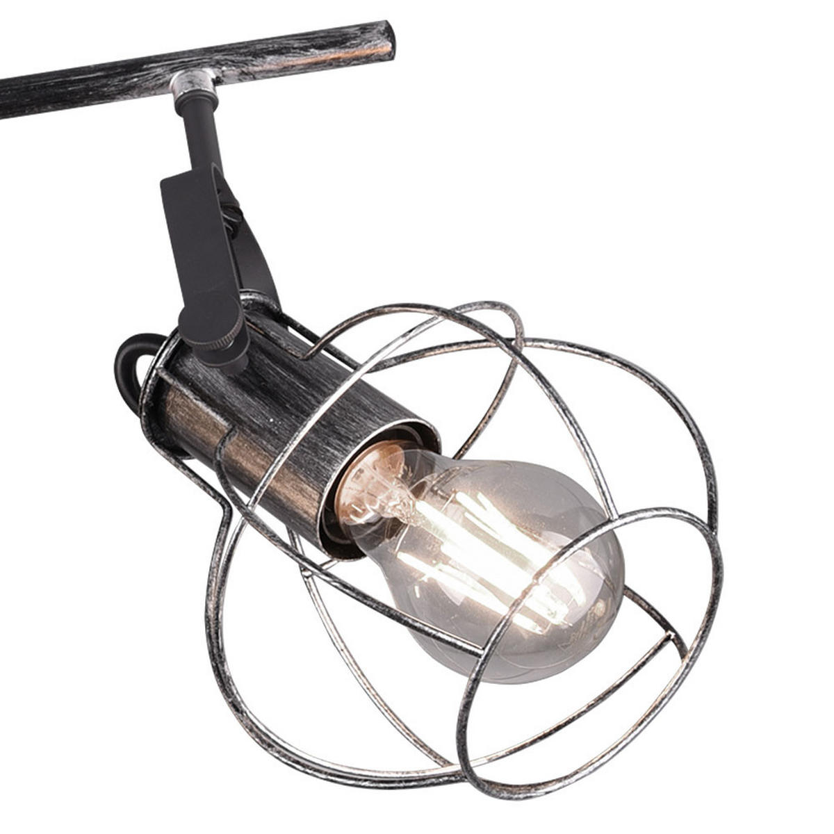 DECKENLEUCHTE MADRAS Silber Gestell - Silberfarben, Metall (60/14/28cm)