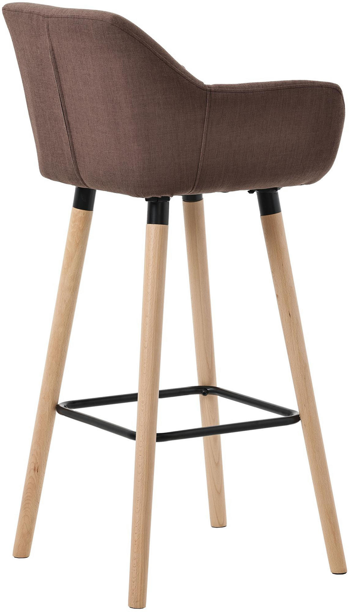 BARHOCKER Mirid Stoff Coffee - Braun, Textil (51/101/50cm) - DELUKE