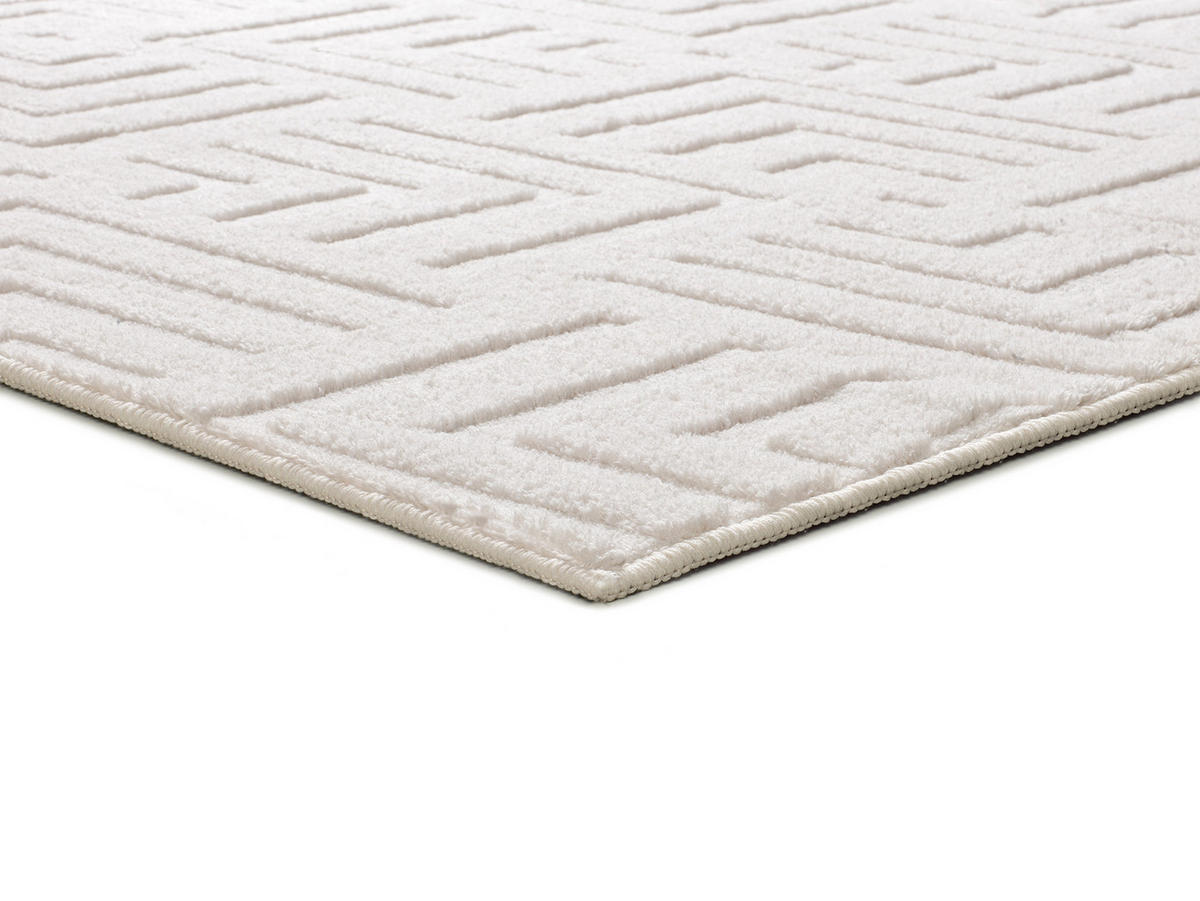 WEBTEPPICH waschbar Creme Estilo 120/170 cm - Creme, Textil (120/170cm) - Atticgo