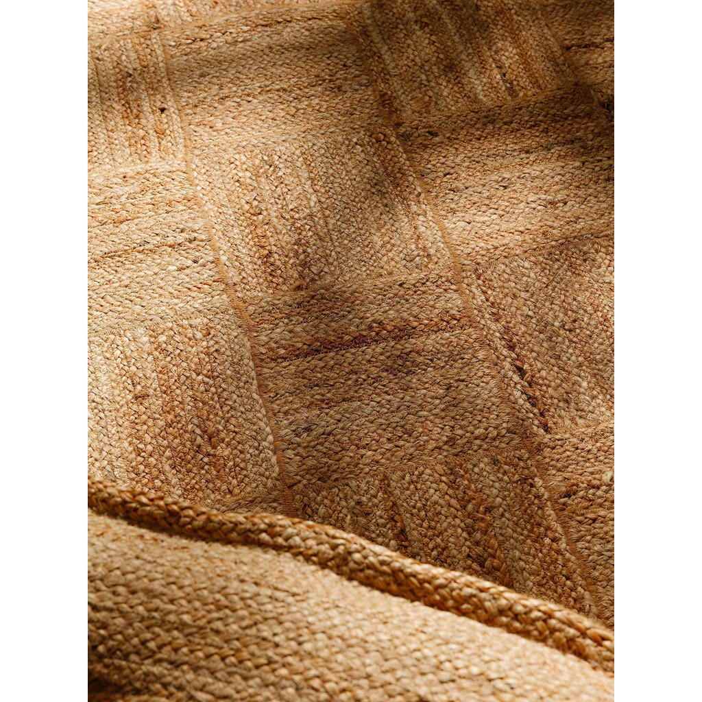 Thumbnail - benuta Pure Juteteppich, Hellbraun, Textil, Rechteckig, 160x230 cm, Gots, für Fußbodenheizung geeignet, Teppiche & Böden...