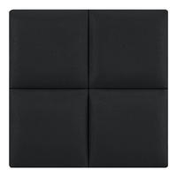 KOPFPOLSTER-SET 4 TLG. Carpino - Schwarz, Textil (3/30/30cm) - [neu.haus]