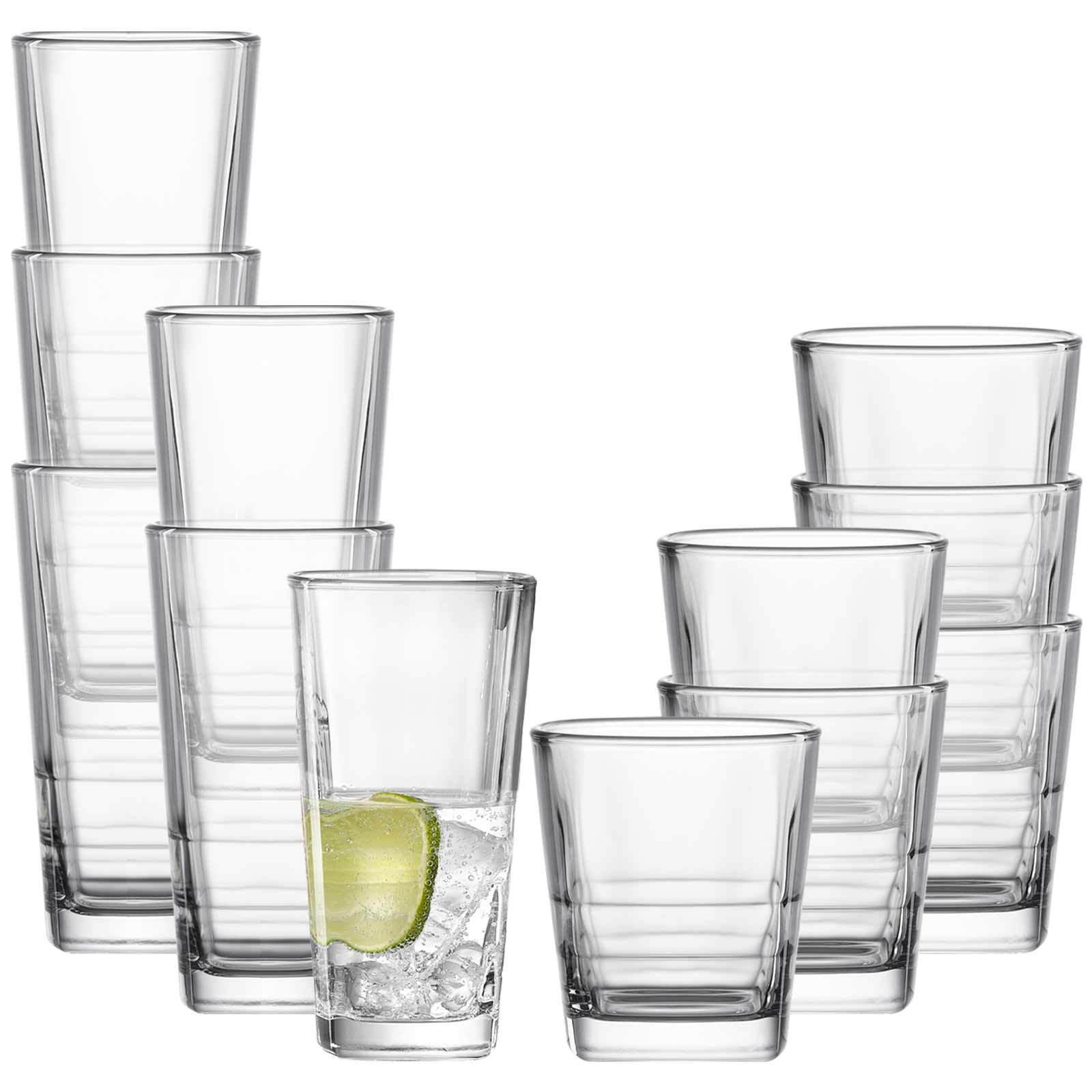 LONGDRINK- UND WHISKYGLÄSER Bali transparent 12er Set - Transparent, Glas - Ritzenhoff Breker