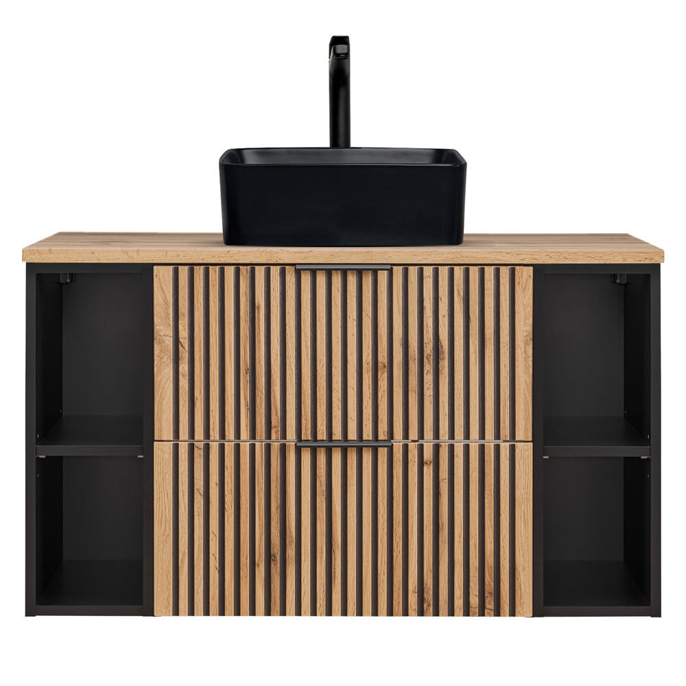 WASCHTISCH Xanten-56 - Braun, Holzwerkstoff (101/72/47cm) - Lomado