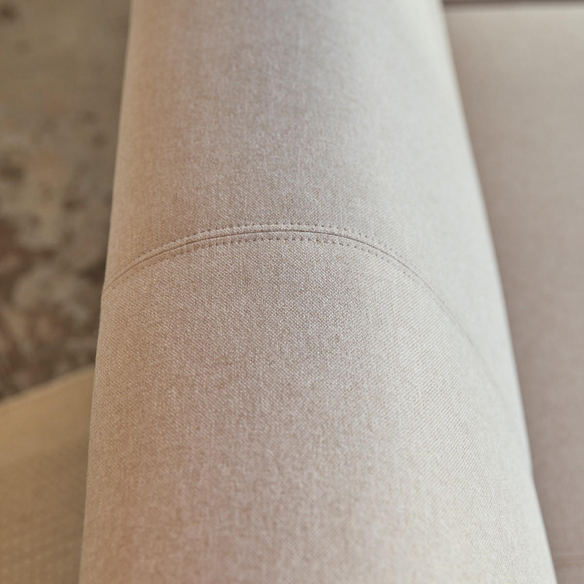 SOFA Finn Beige aus Stoff - Beige, Textil (271/81/180cm) - Tikamoon