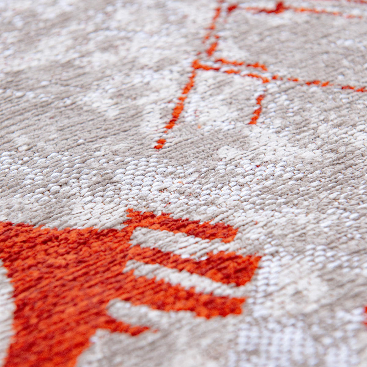 TEPPICH Orange Cut Cities 280/390 cm - Rot, Textil (280/390cm) - Louis De Poortere