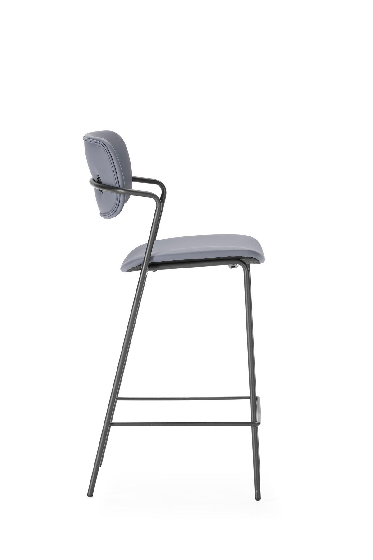 BARHOCKER Maika Grau 44/51/66 cm 2er-Set - Grau, Textil (51/66/44cm) - Calicosy