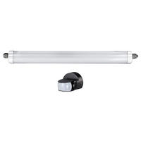 LED DECKENLEUCHTE Grau Kunststoff - Grau, Kunststoff (120/6.5/5.8cm)