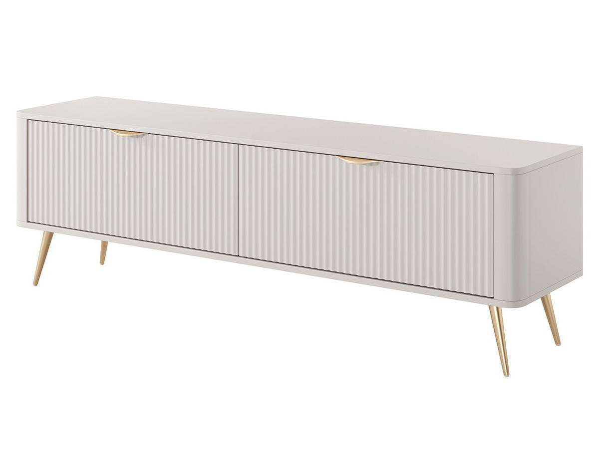 TV-SCHRANK zweitürig BELLO Beige - Beige, Holzwerkstoff (163/51/38cm) - Compleo24