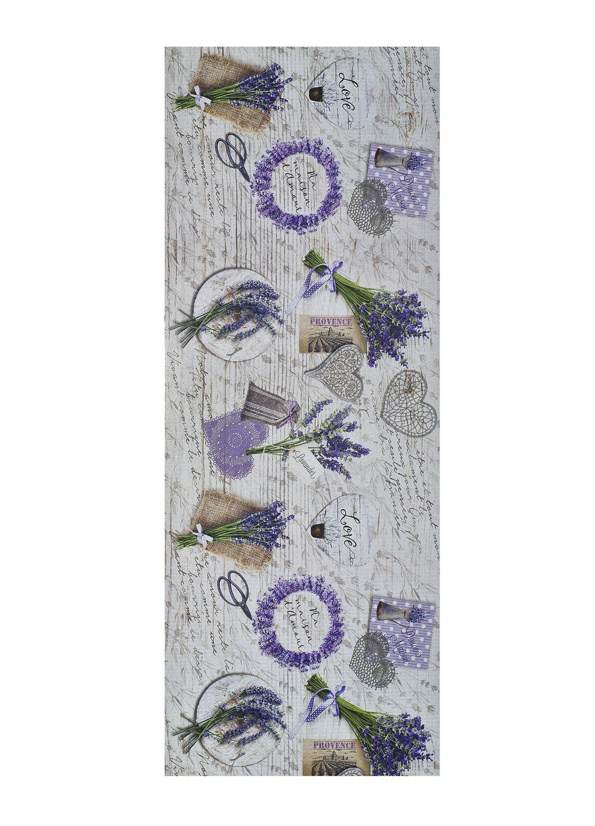 VINYL-KÜCHENTEPPICH Violett Sprinty 52/100 cm - Flieder, Kunststoff/Textil (52/100cm) - Atticgo