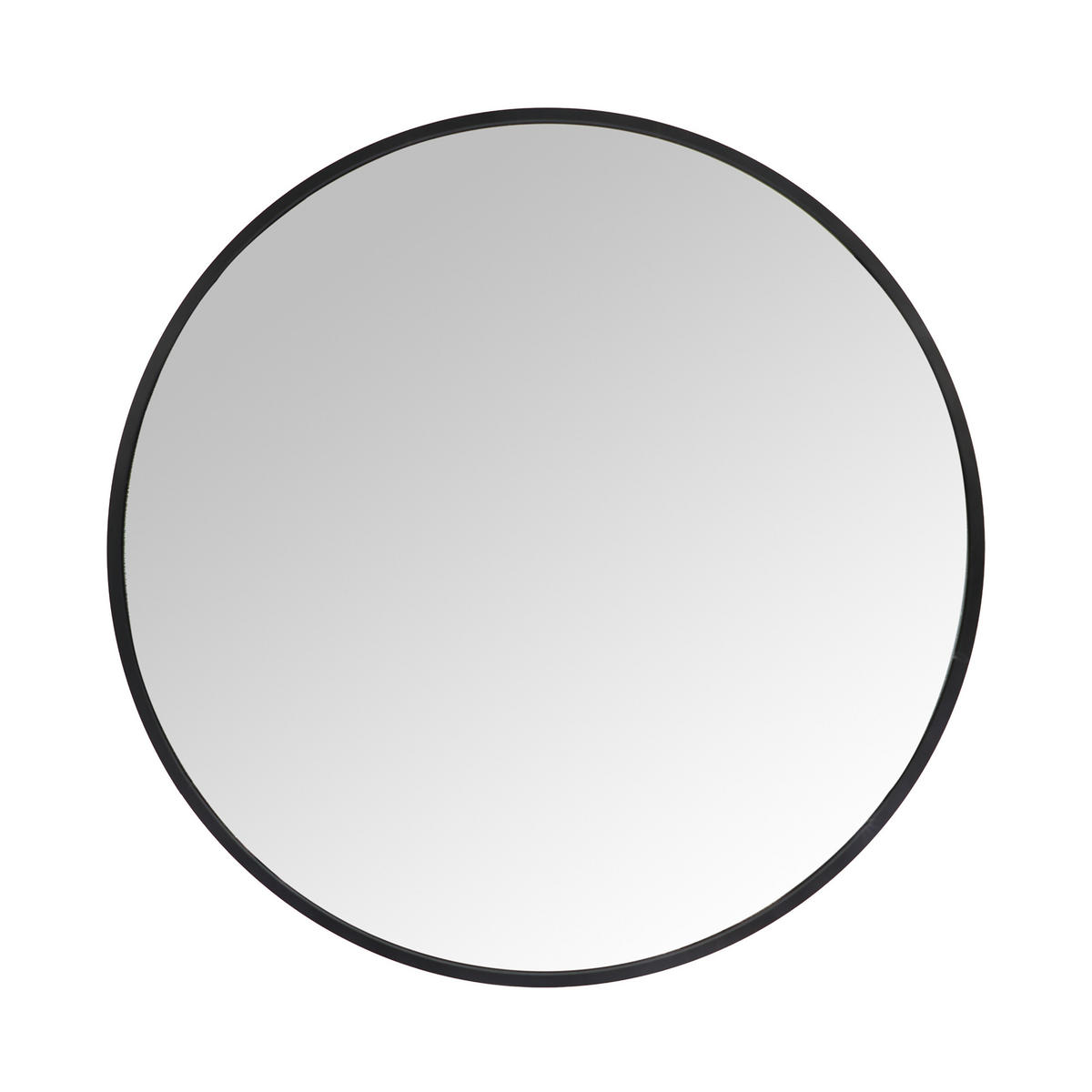 SPIEGEL - Schwarz, Glas/Metall (40/40/3cm) - Relaxdays