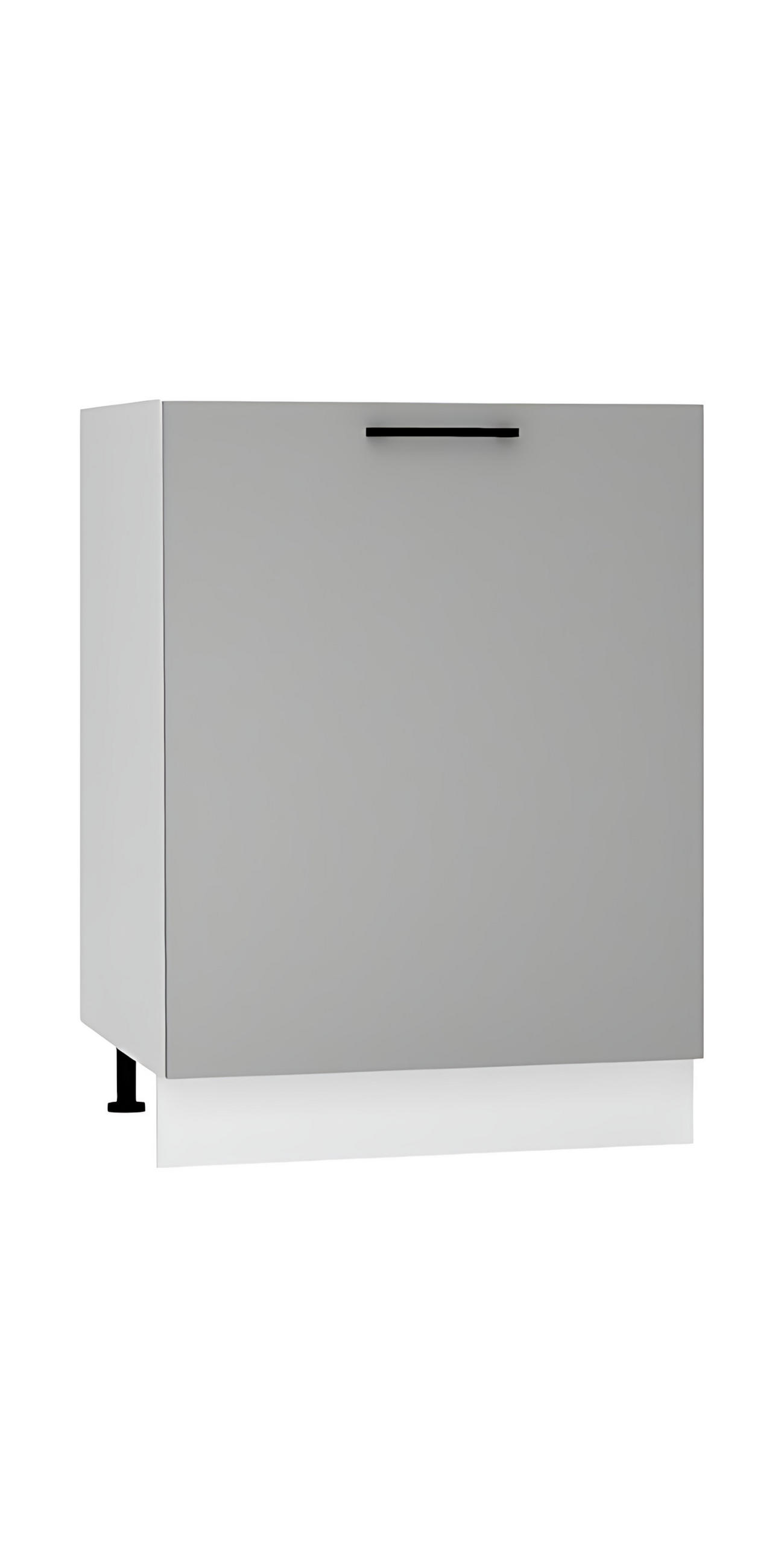 SPÜLENUNTERSCHRANK D60ZL S/1 - Morvex - Robust & langlebig, mit 1 Schublade - Grau, Holz/Metall (60/82/52.4cm) - ROYAL24_MARKT