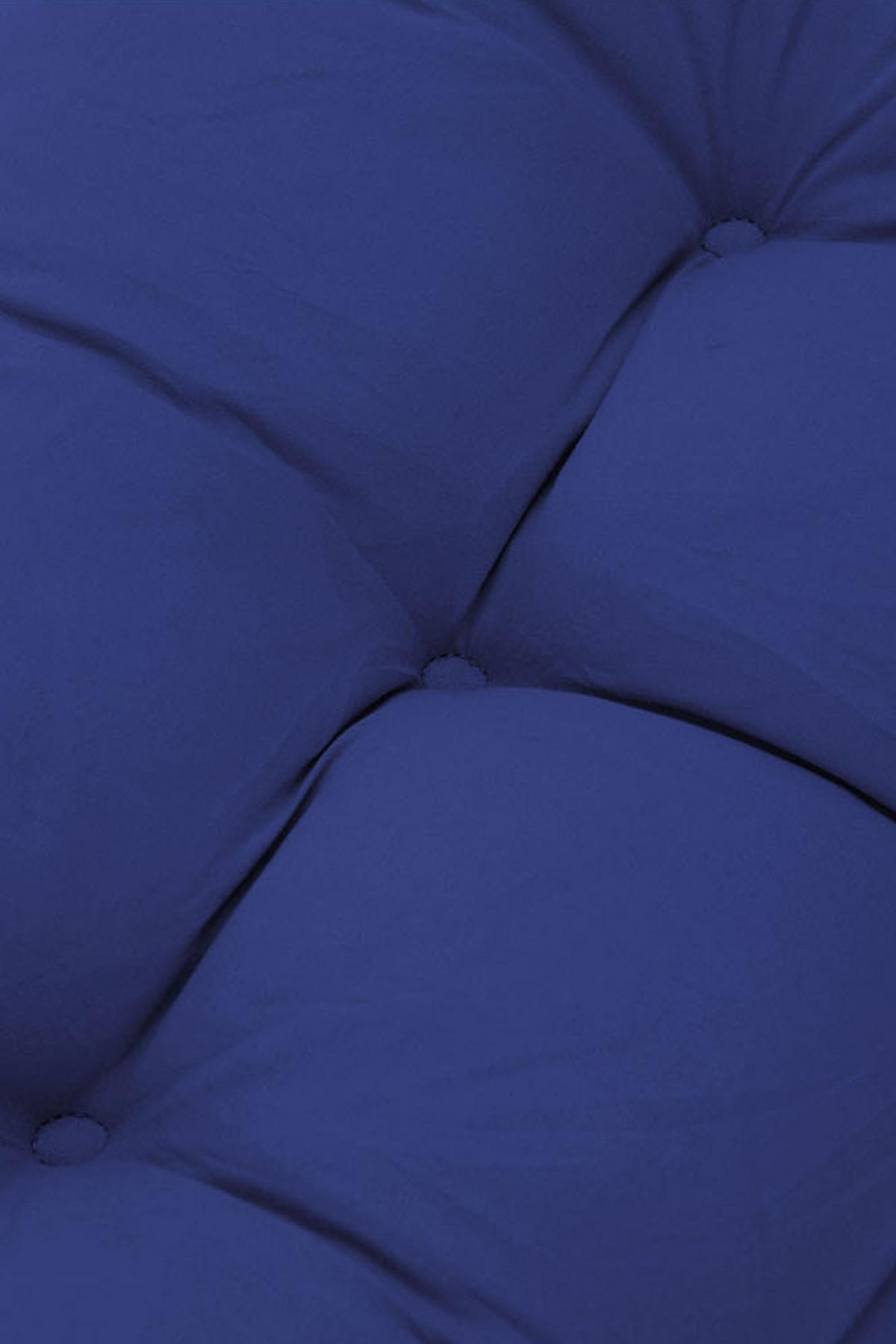 SITZKISSEN-SET 2-tlg. aus Polyester PP-Baumwolle in Marineblau für Outdoor-Liegen Kombinierfreudiges Design 43 x 53 cm - Blau, Textil (43/72/53cm) - Livingandhome