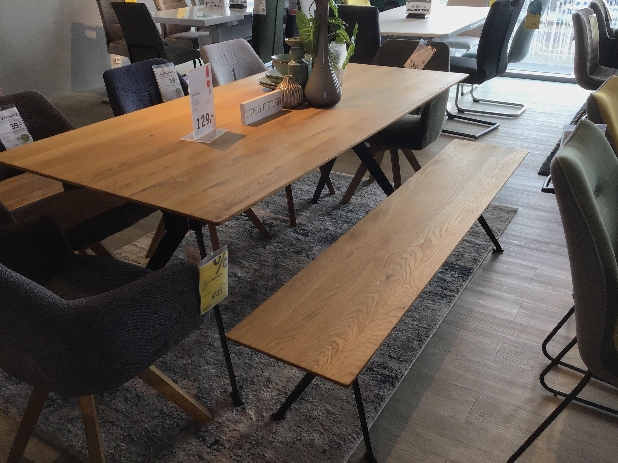 TISCH UND BANK DÜSSELDORF - Linea Natura