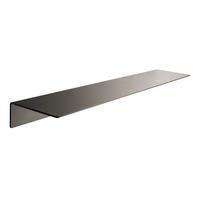 WANDREGAL OHNE BOHREN 58 cm Schwarz - Schwarz, Metall (58/5/11cm)