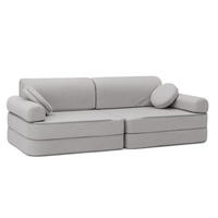 MODULSOFA FüR KINDER, Outzy, grau - Grau, Textil (160/24/24cm) - MeowBaby
