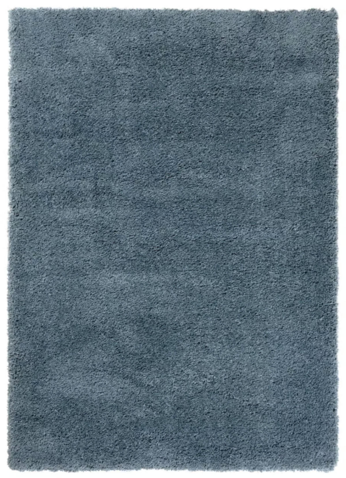 TEPPICH dichter Flor ROCAS Blau 200x290 cm - Blau, Textil (200/290cm) - Novatrend