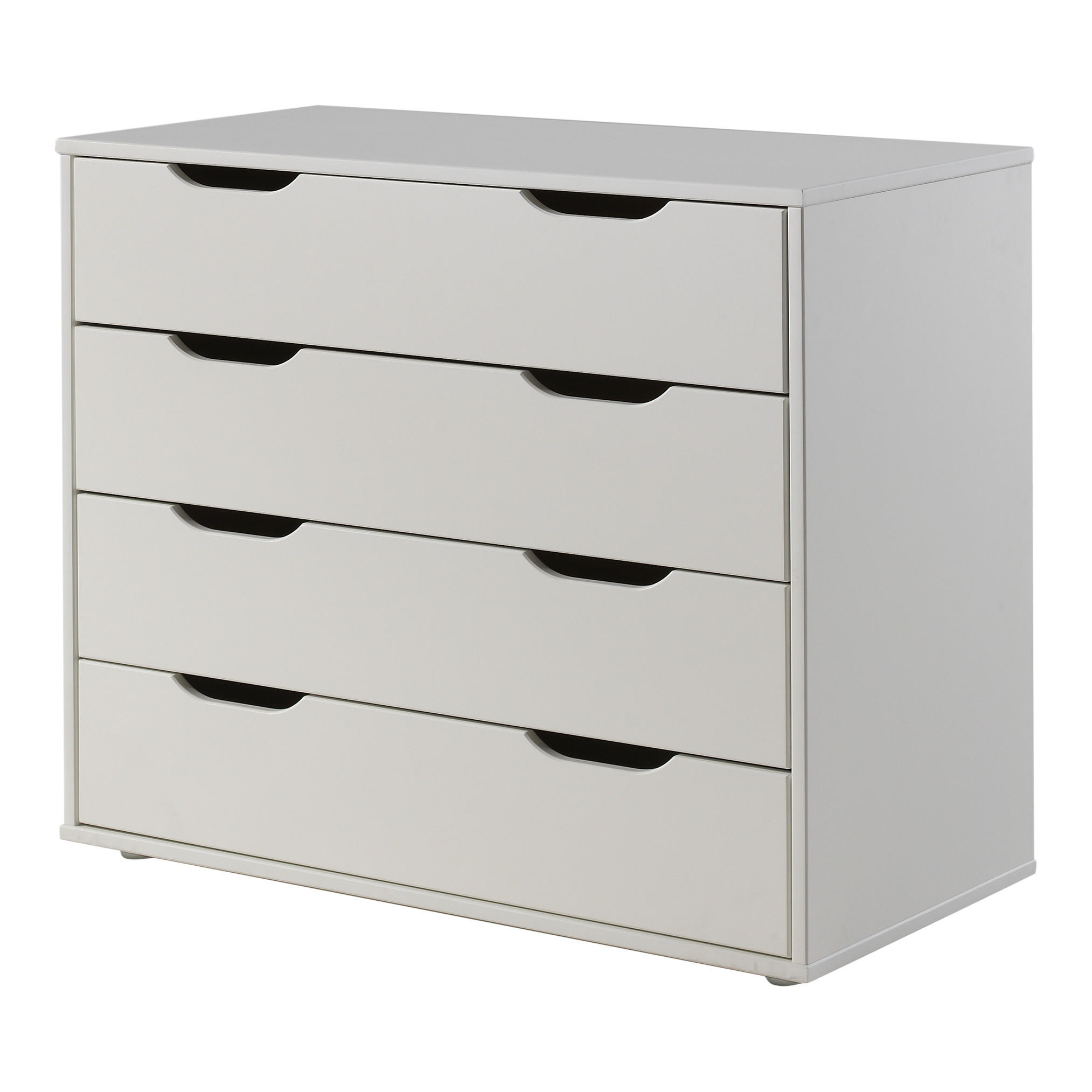 KOMMODE PINO Weiß 86x44x72 cm - Weiß, Holzwerkstoff (86/72/44cm) - FURNLUX