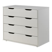 KOMMODE PINO Weiß 86x44x72 cm - Weiß, Holzwerkstoff (86/72/44cm) - FURNLUX