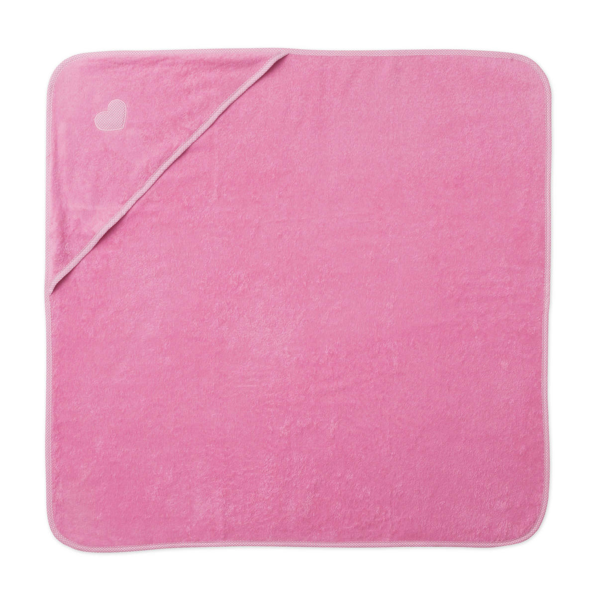 KAPUZENTUCH HEARTS - Pink, Textil (85/85cm) - MÖVE