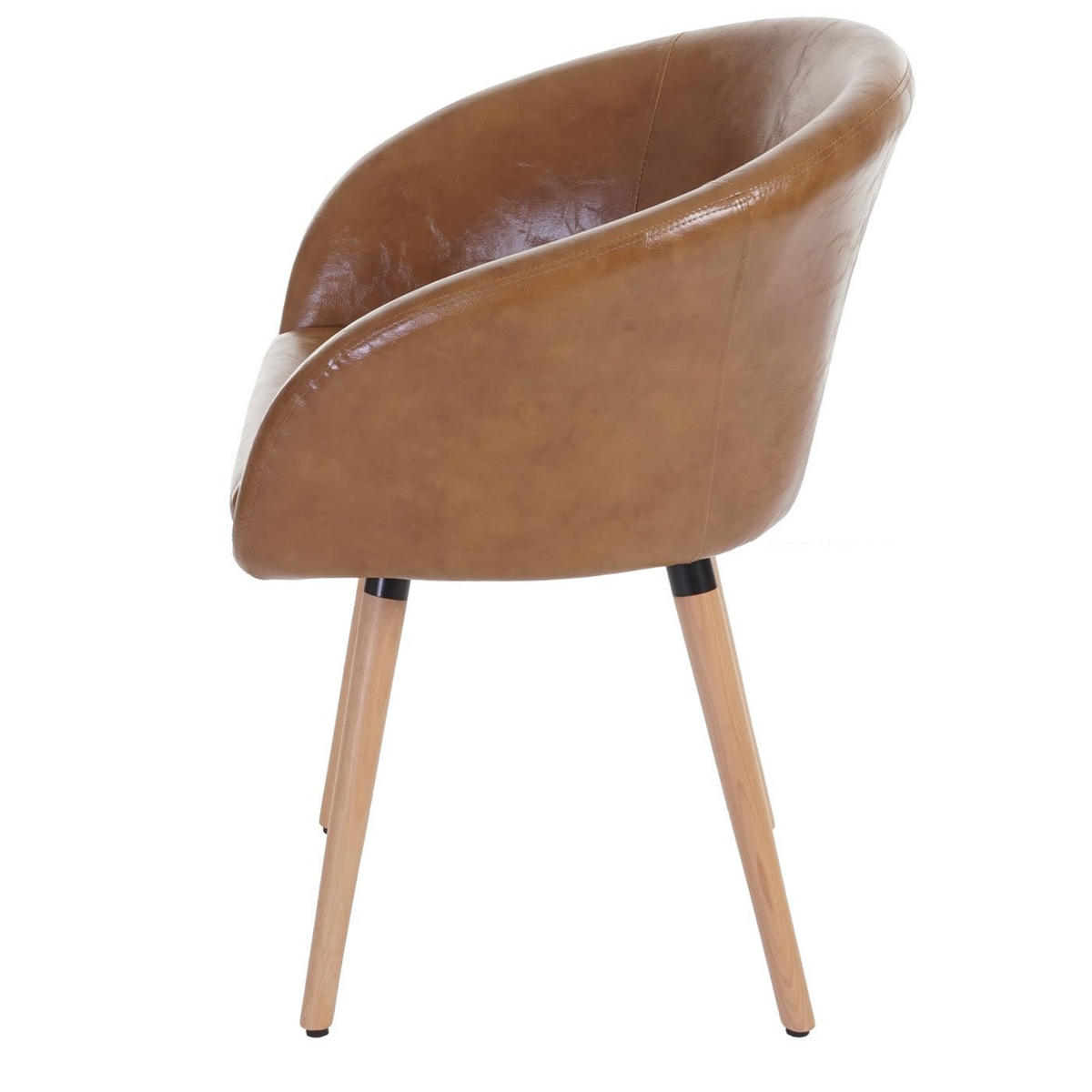 ESSZIMMERSTUHL Braun - Braun, Textil (61/80/56cm) - MCW