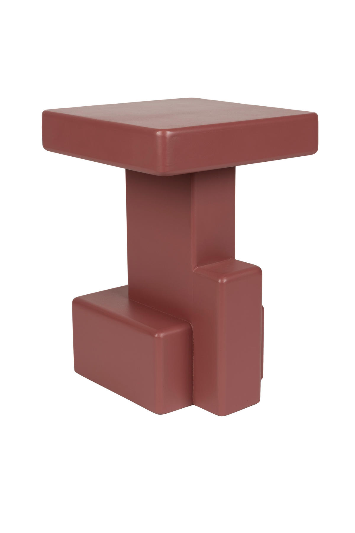 BEISTELLTISCH Blast - Rot - 35/35/50 cm - Rot, Holz (35/35/50cm)