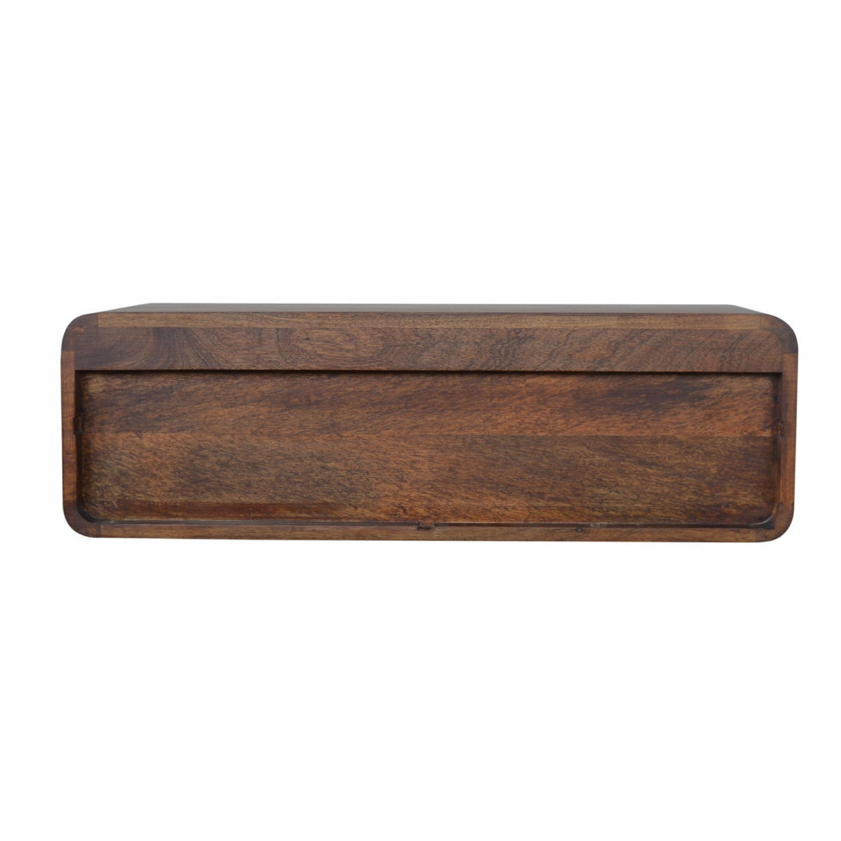 WANDKONSOLE mit 2 Schubladen - Messingfarben/Braun, Holz/Metall (80/25/32cm) - Artisan Furniture