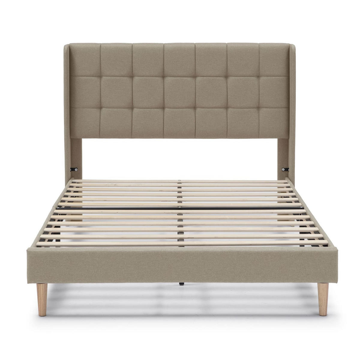 POLSTERBETT 140x190 cm Esther, Beige - Beige, Textil (195/146/117cm) - VS Venta-stock