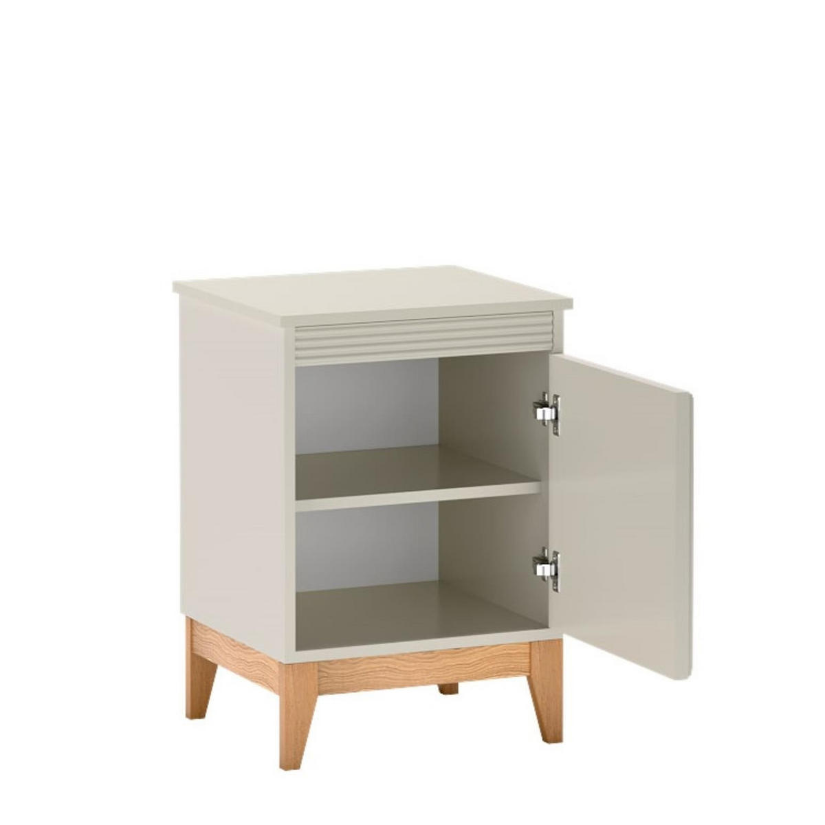 NACHTTISCH Windsor Kaschmir, Kippbarer Nachtschrank - Kaschmir, Holzwerkstoff (45/62/41cm) - Bettso