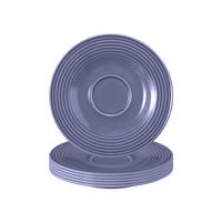 UNTERTASSEN Beat Color Glaze Fliederblau ø 13,7 cm 6er Set - Violett, Keramik (13.7cm) - Seltmann Weiden