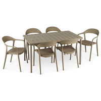 GARTENMÖBEL SET LAVANDA - Champagner, Metall - IDIMEX