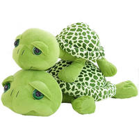 STOFFTIER Schildkröte Grün 20 cm - Grün, Textil (20/20cm)