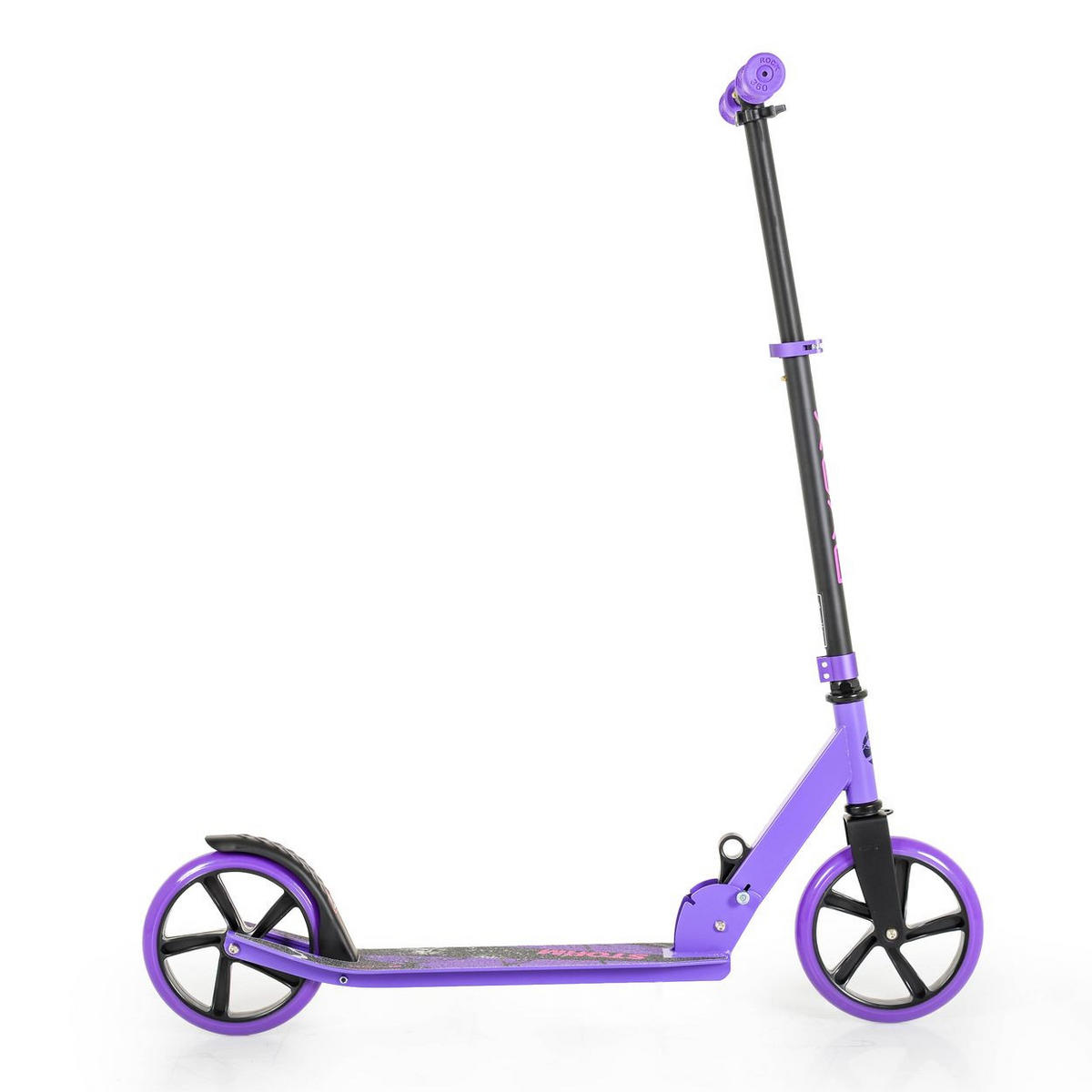KINDERROLLER Storm lila Höhe einstellbar, zusammenklappbar, PU Räder, ABEC-5 - Violett, Metall (75/20/70cm)