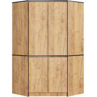 KLEIDERSCHRANK Eiche Craft 180/100/50 - Eiche San Remo, Holzwerkstoff (100/180/50cm) - RAUMHIRSCH FURNITURE