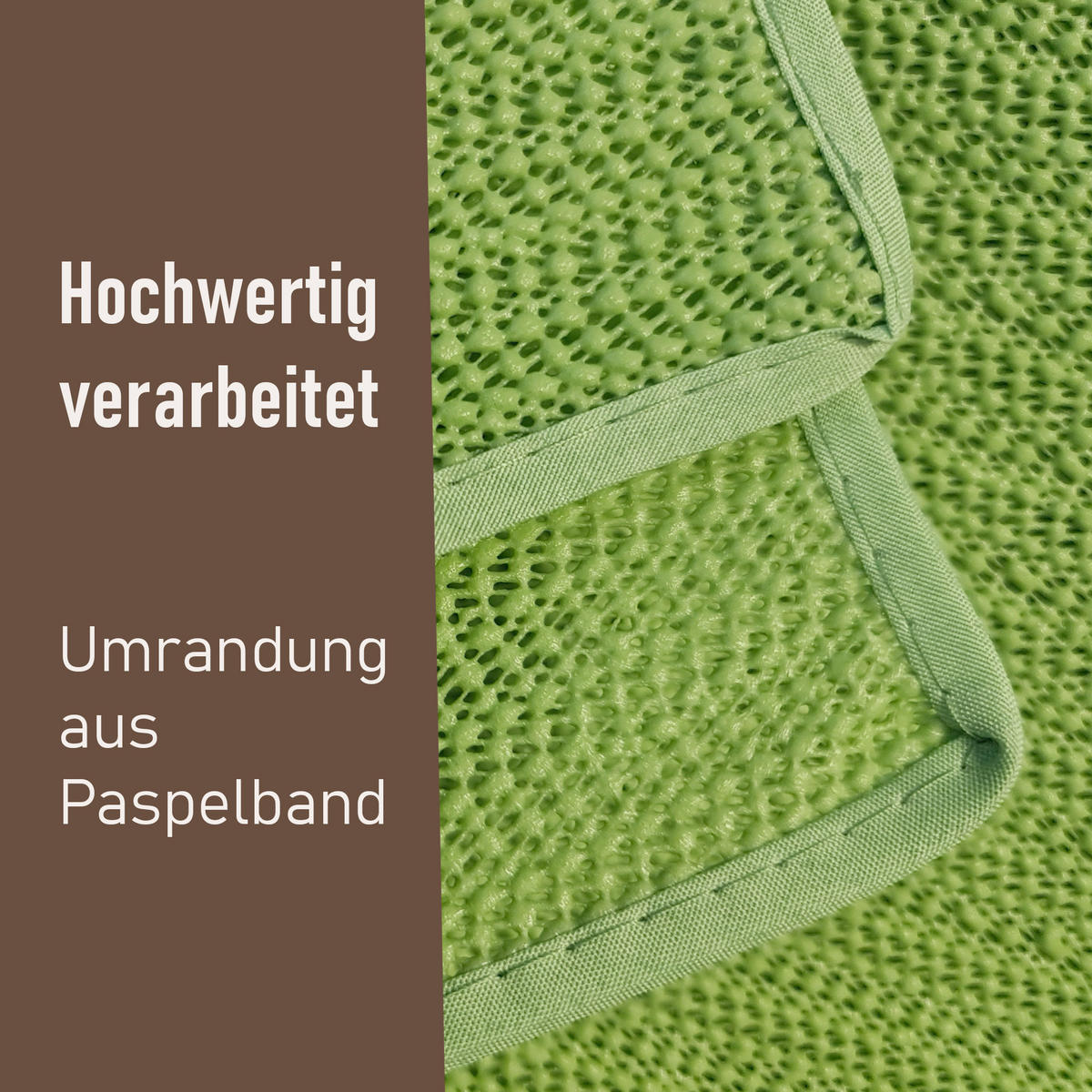 TISCHDECKE Garten Weichschaum 130x160cm - Hellgrün - Hellgrün, Kunststoff (160/130cm) - Bestlivings