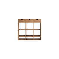 KONSOLENTISCH Miho Natur aus Eiche - Naturfarben, Holz (40/120/110cm) - Tikamoon
