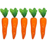 DEKO-KAROTTEN 5-teiliges Set 15 cm - Orange, Kunststoff (7.1cm)