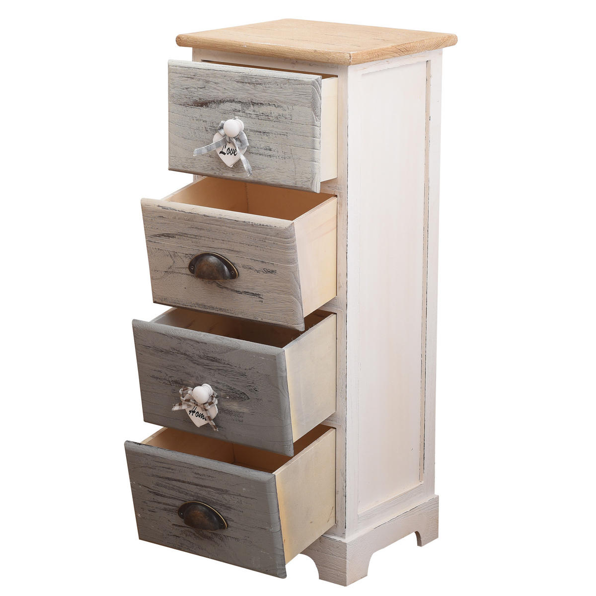 KOMMODE Mehrfarbig 25/29/72 cm - Multicolor, Holz (25/72/29cm) - Mobili Rebecca