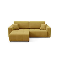 ECKSOFA Augusto - Gelb, Holzwerkstoff/Textil (244/149cm) - Fun Möbel