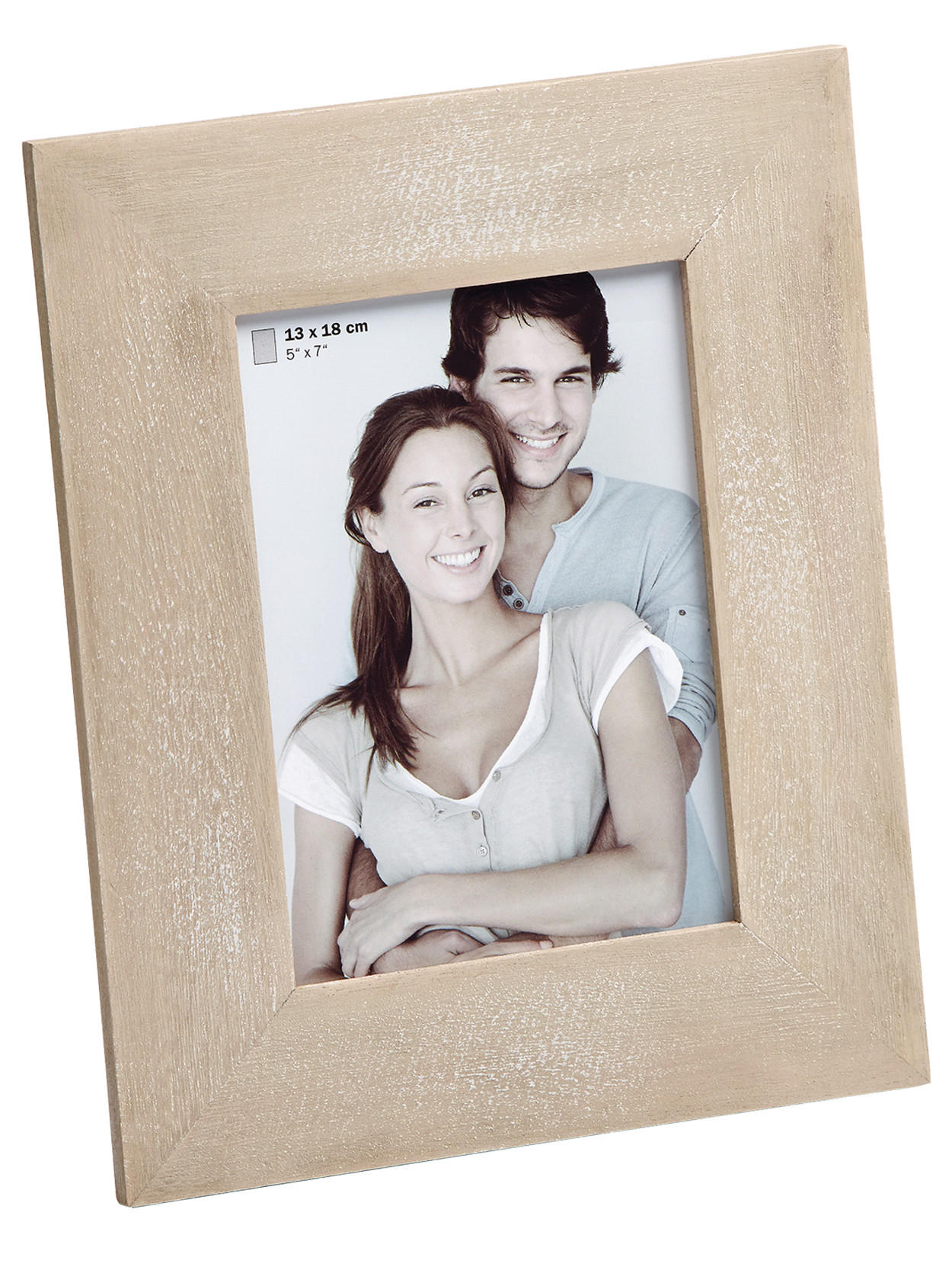 BILDERRAHMEN Limmerick I Portraitr., 13x18 cm, braun - Hellbraun, Holzwerkstoff (21.5/26.5cm) - walther design