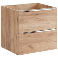 WASCHBECKENSCHRANK Toskana-56 - Braun, Holzwerkstoff (60/57/46cm) - Lomado